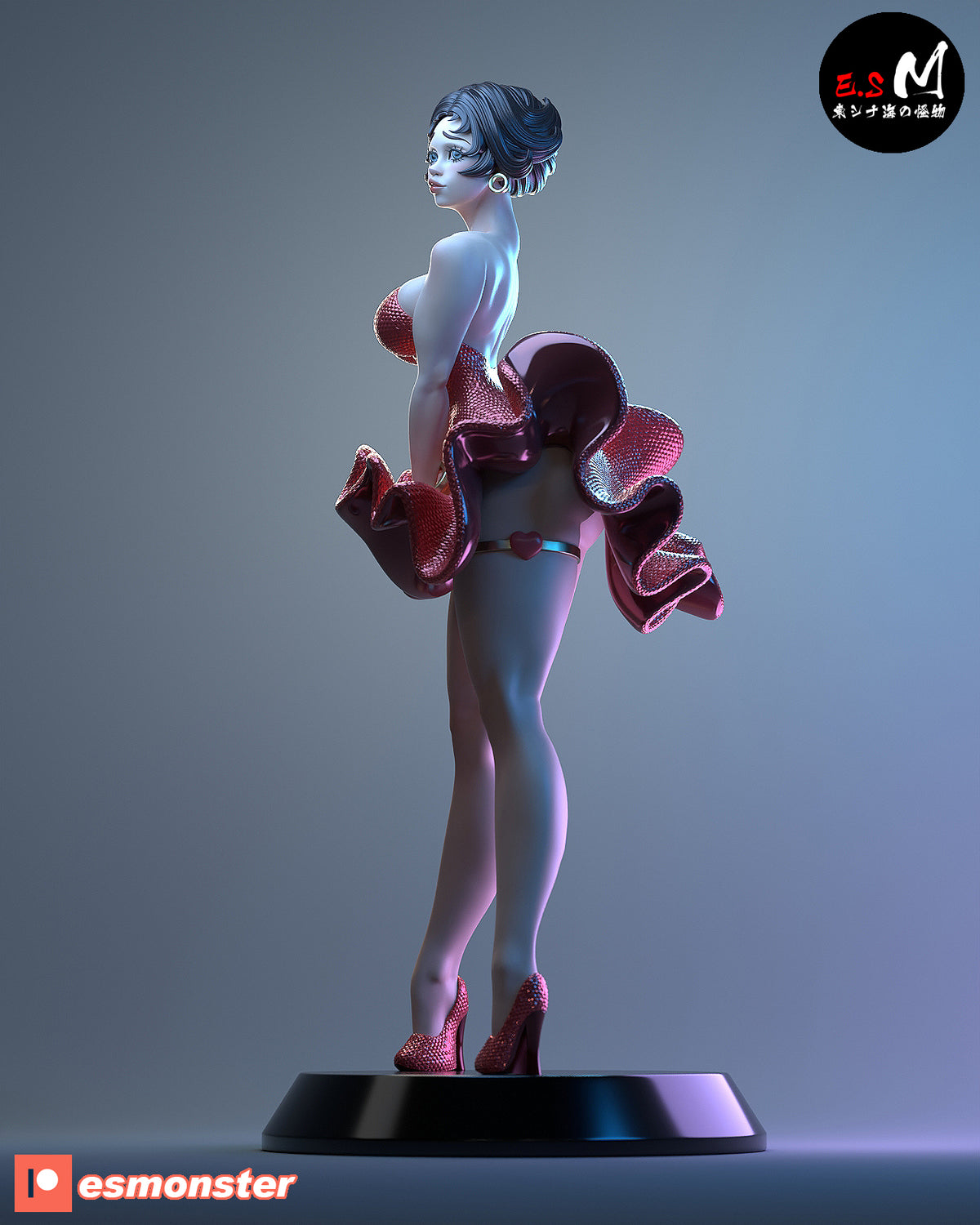 Betty Boop resin figure