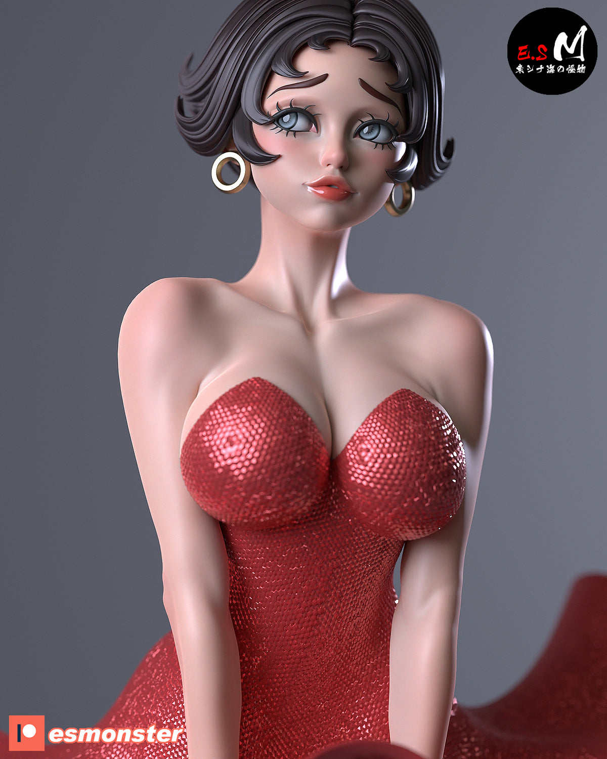 Betty Boop resin figure