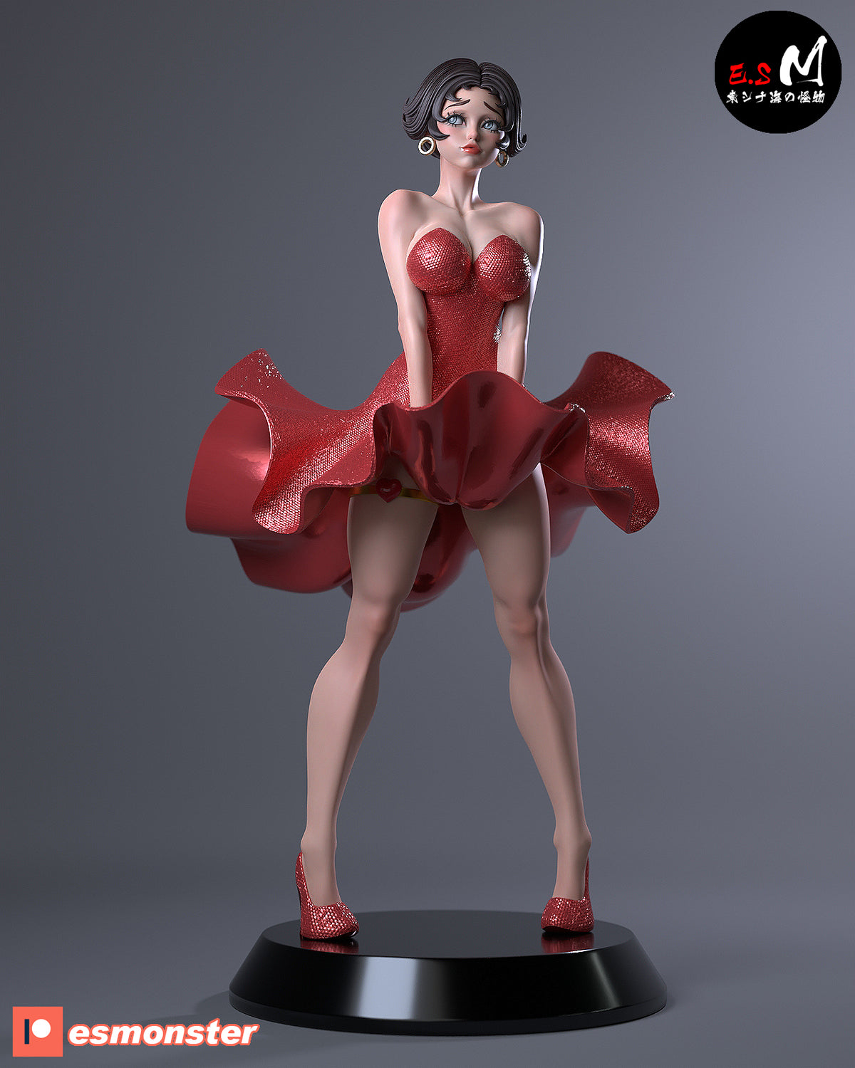 Betty Boop resin figure