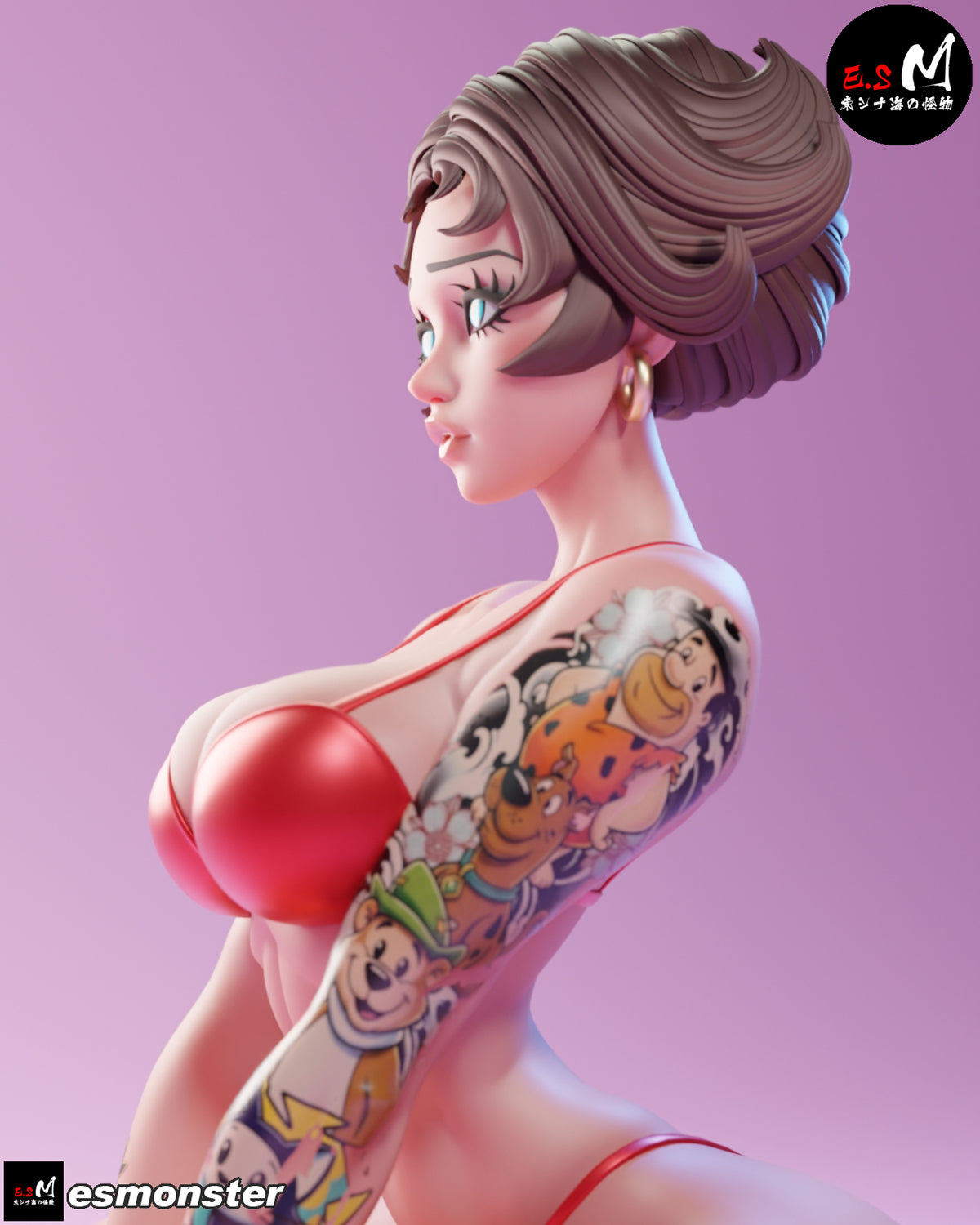 Betty Boop resin figure