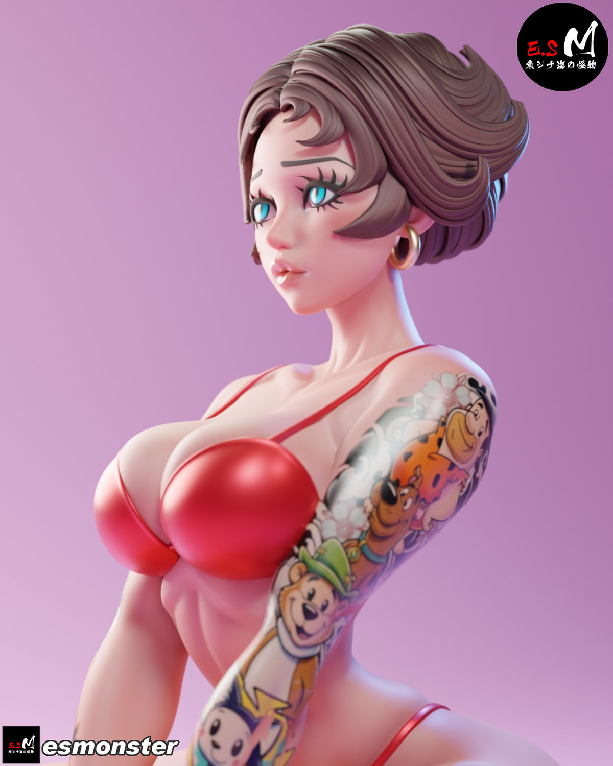 Betty Boop resin figure