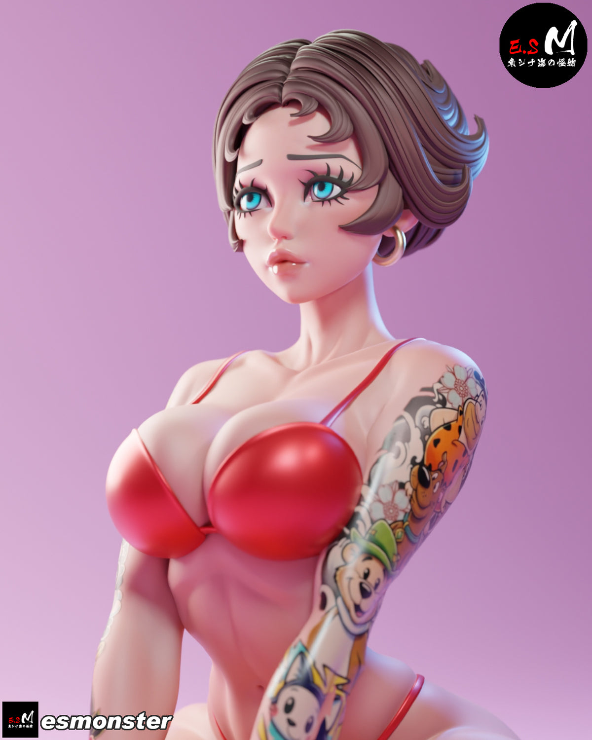 Betty Boop resin figure
