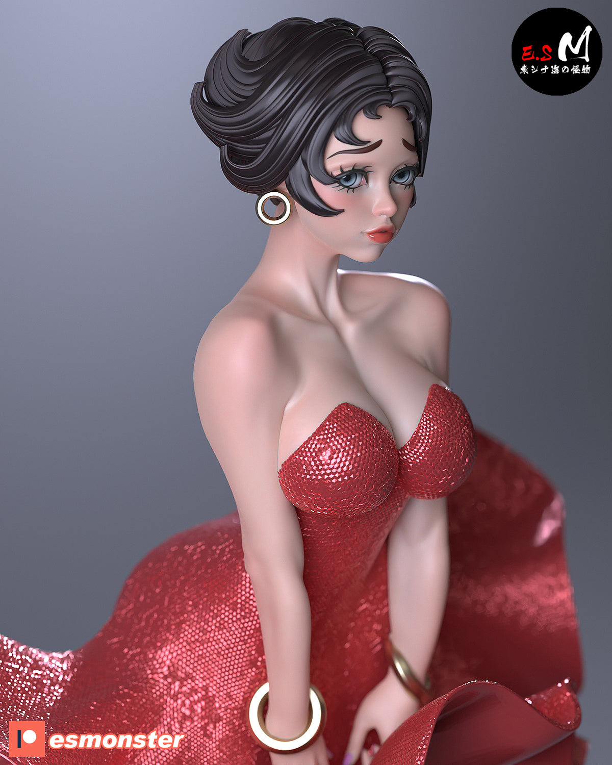 Betty Boop resin figure