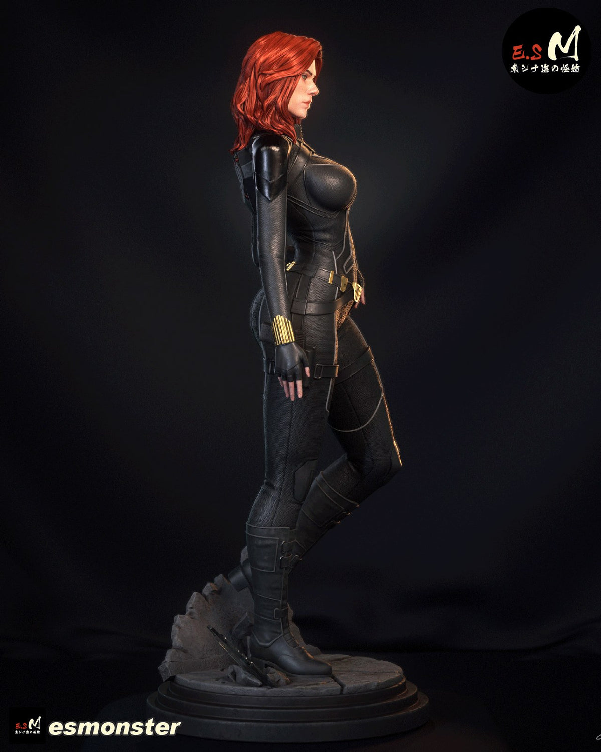 Black Widow resin figure