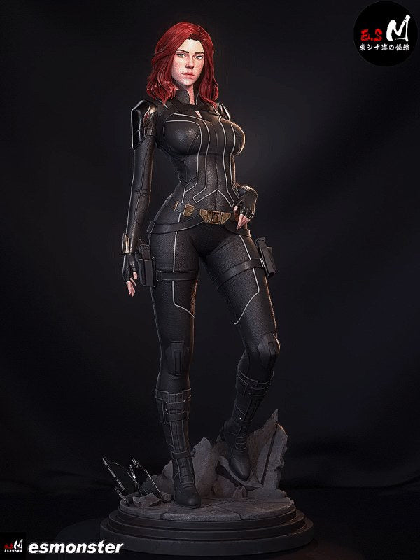 Black Widow resin figure