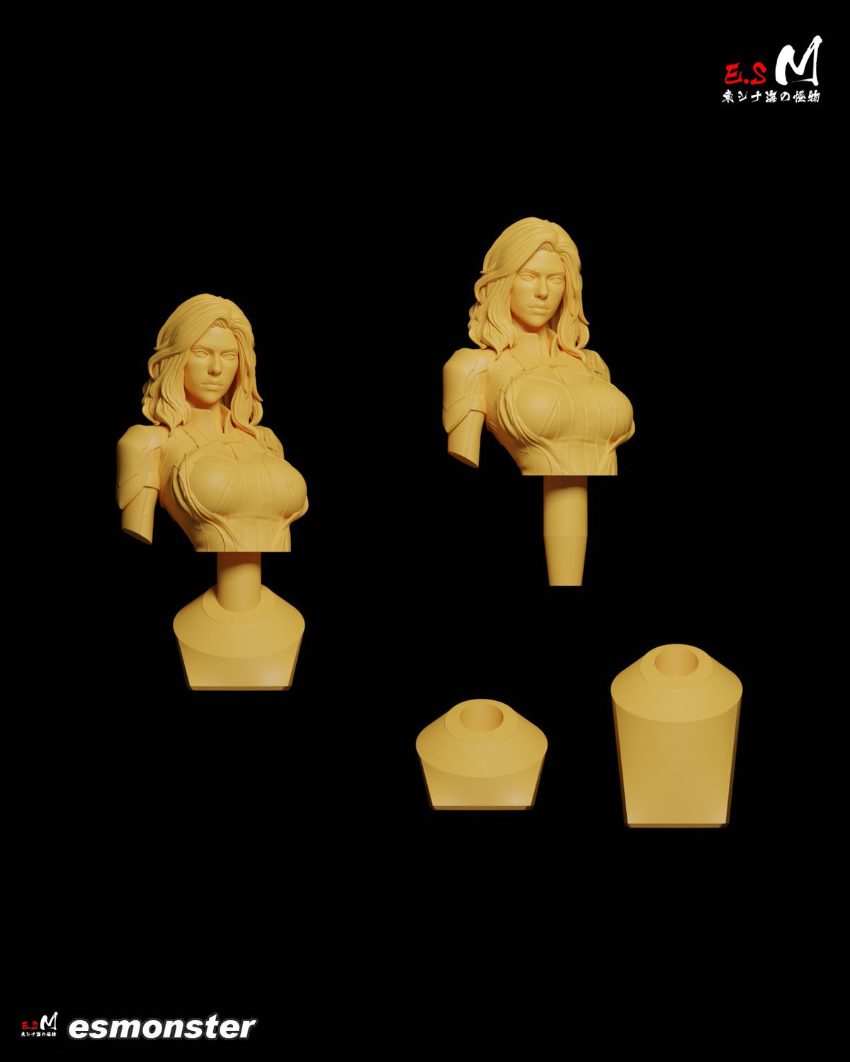 Black Widow resin figure