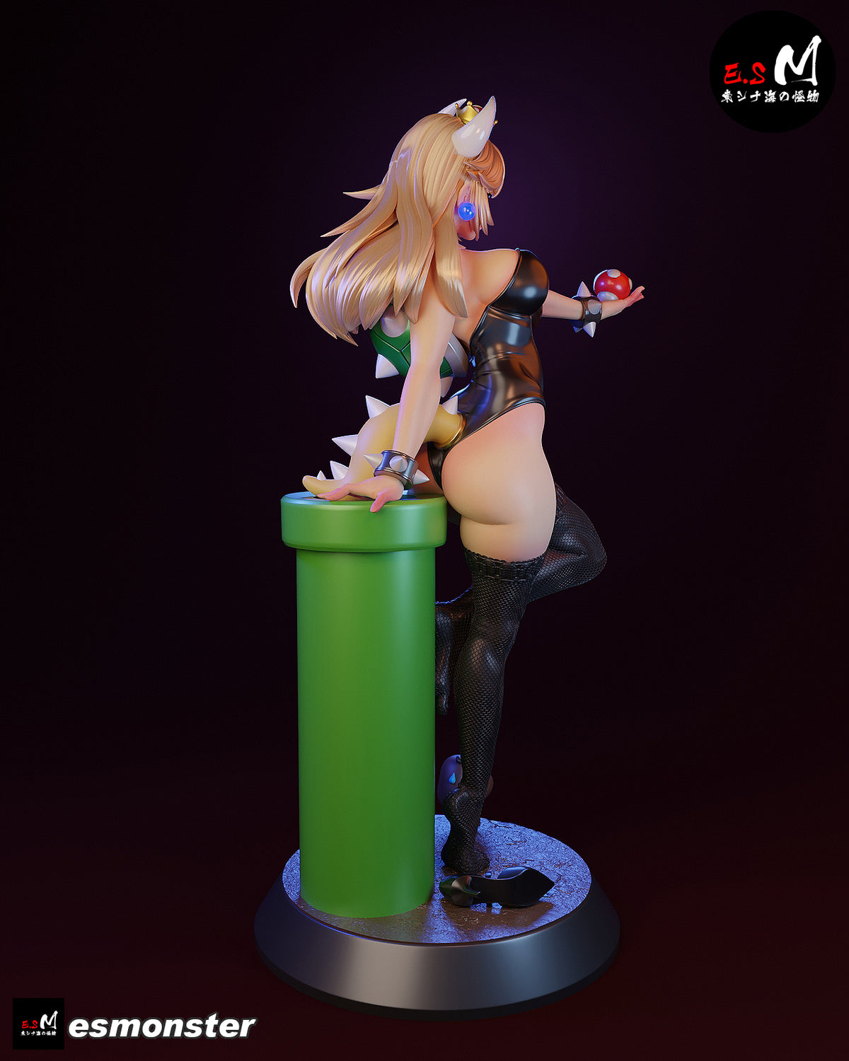 Bowsette resin figure