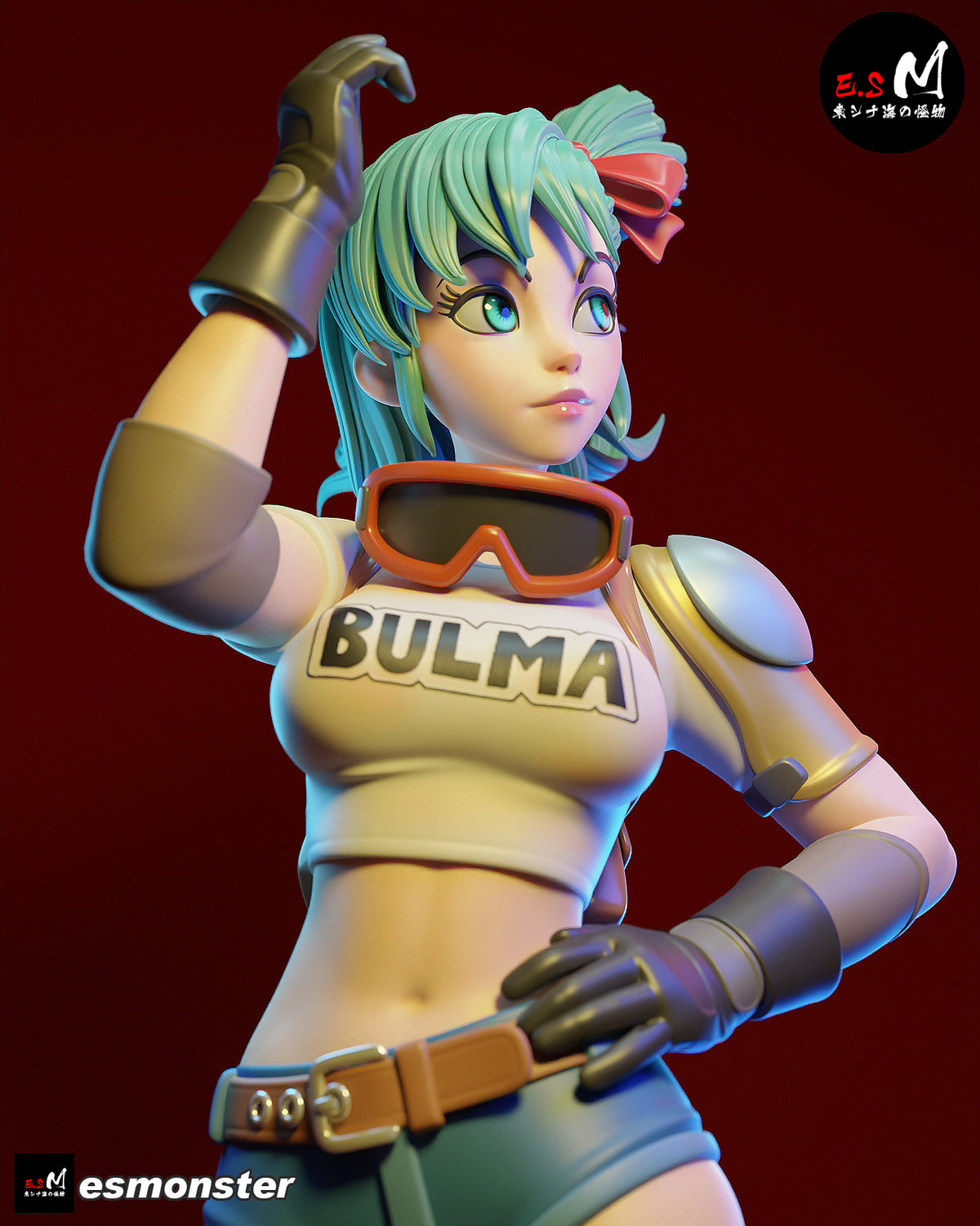 Bulma resin figure