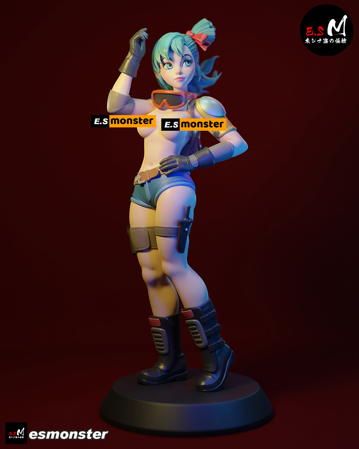 Bulma resin figure