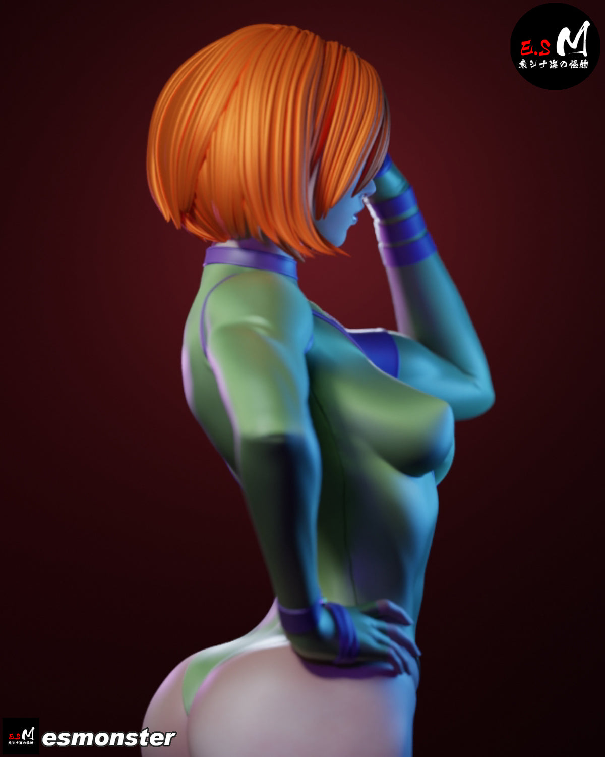 Caitlin Fairchild resin figure