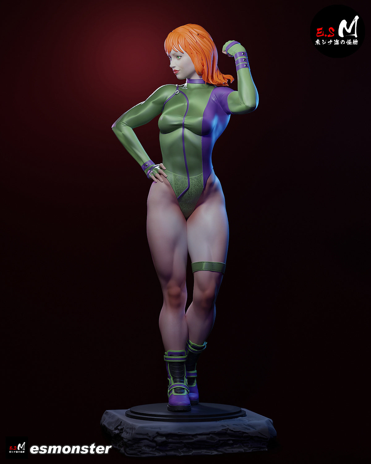 Caitlin Fairchild resin figure