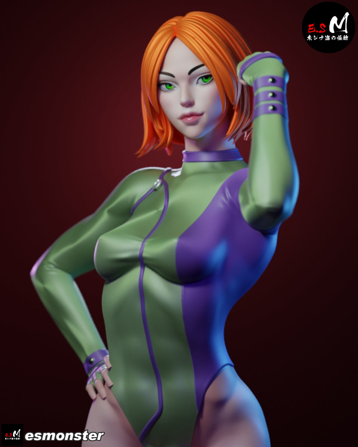 Caitlin Fairchild resin figure