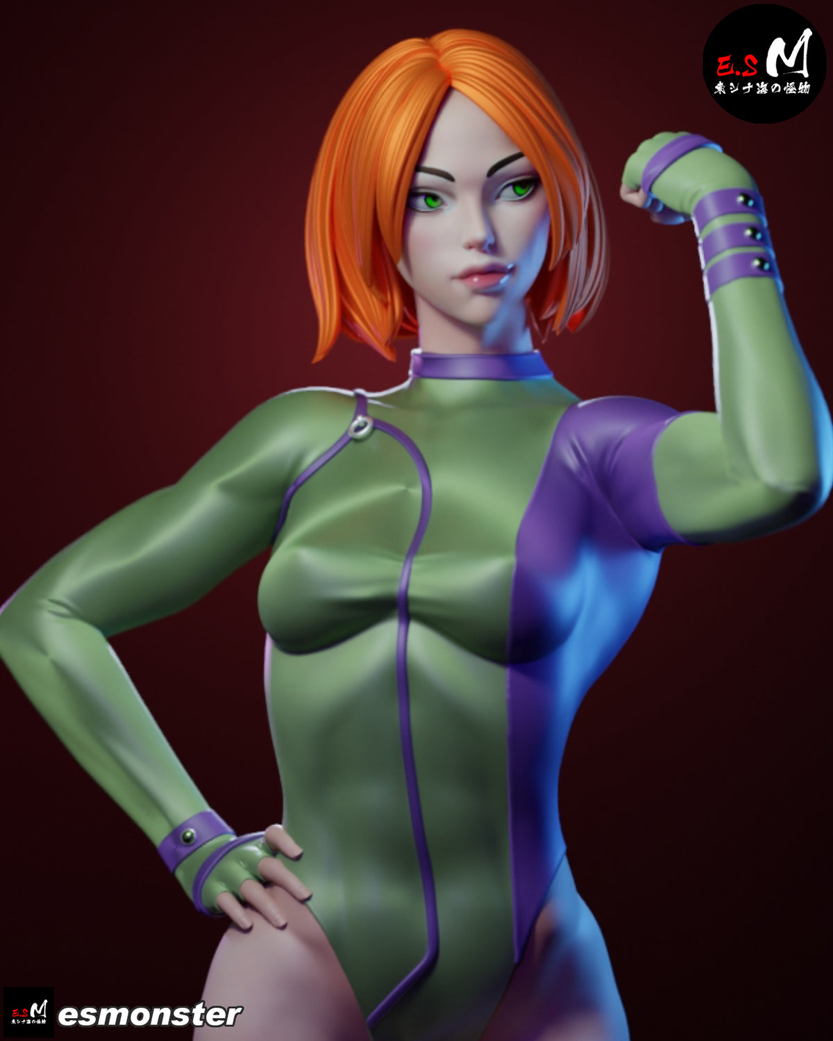 Caitlin Fairchild resin figure