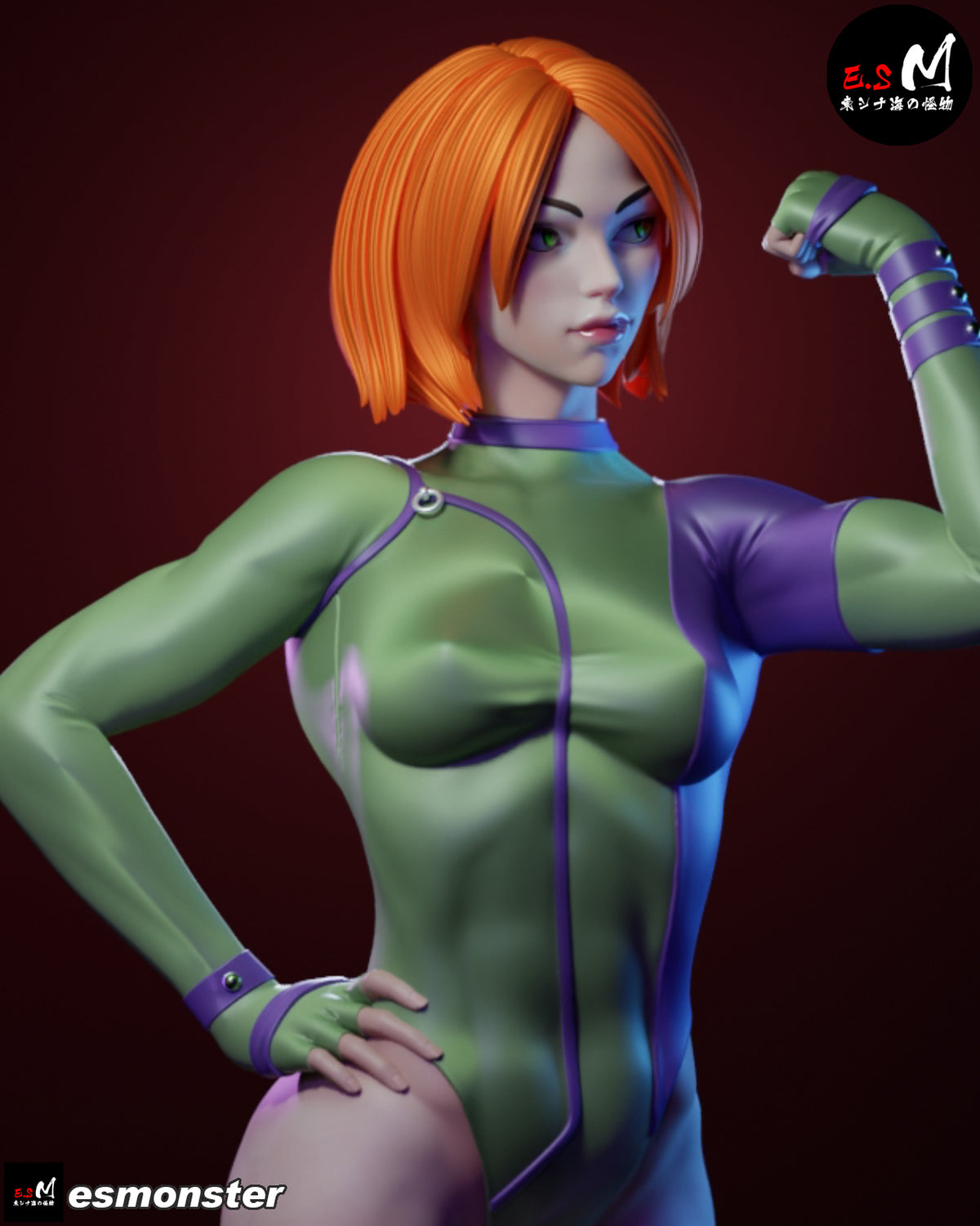 Caitlin Fairchild resin figure
