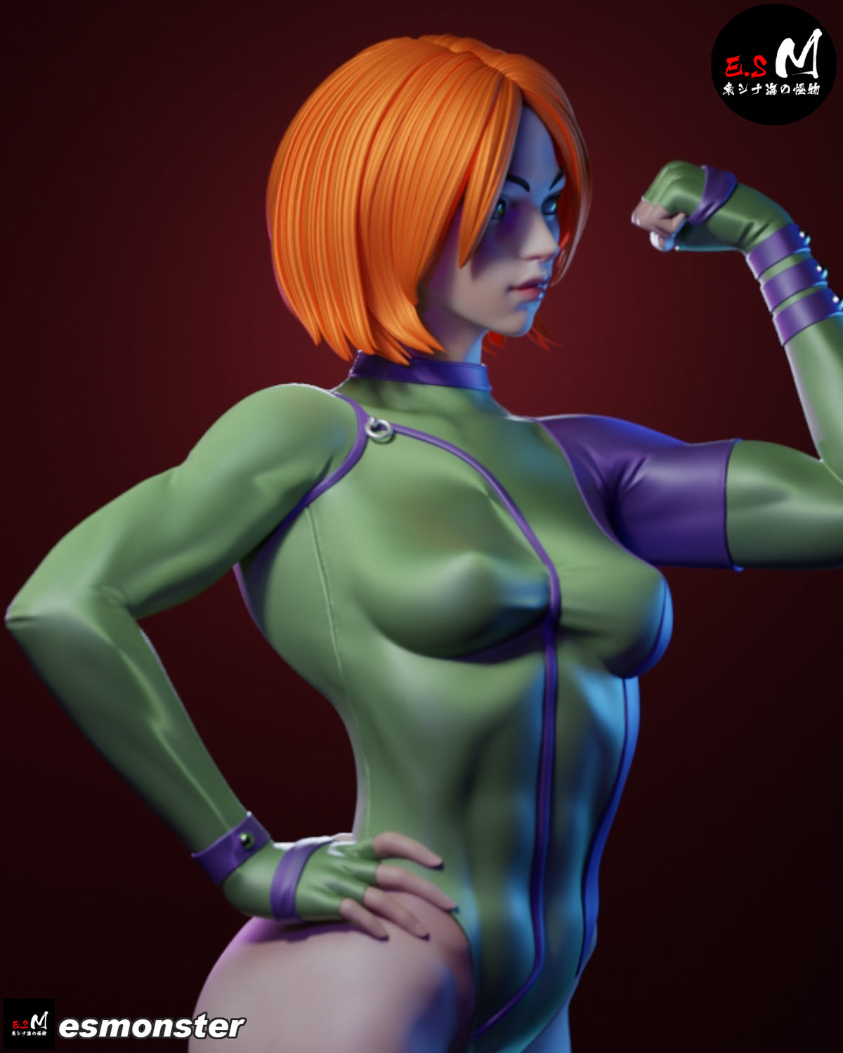 Caitlin Fairchild resin figure