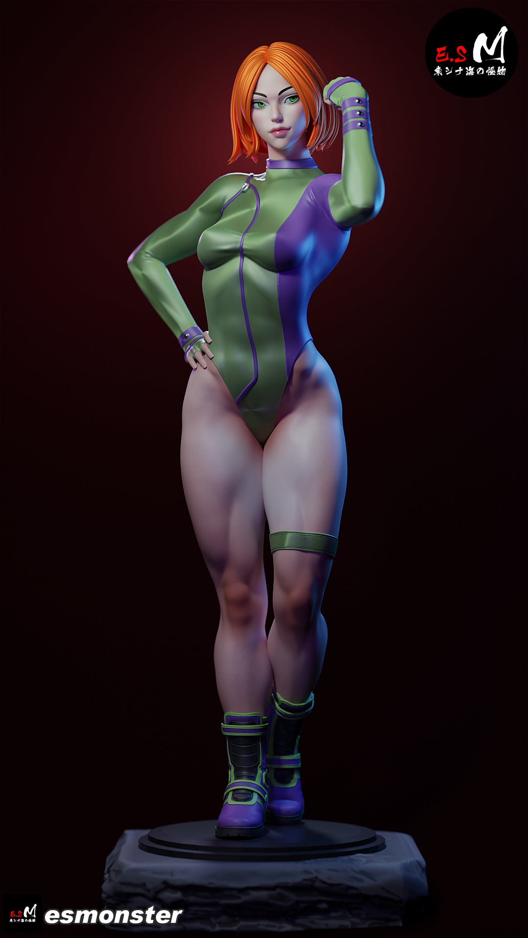 Caitlin Fairchild resin figure