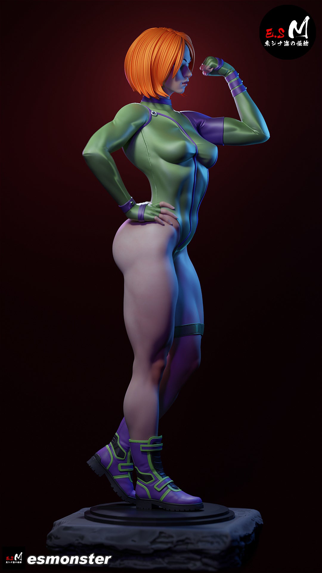 Caitlin Fairchild resin figure