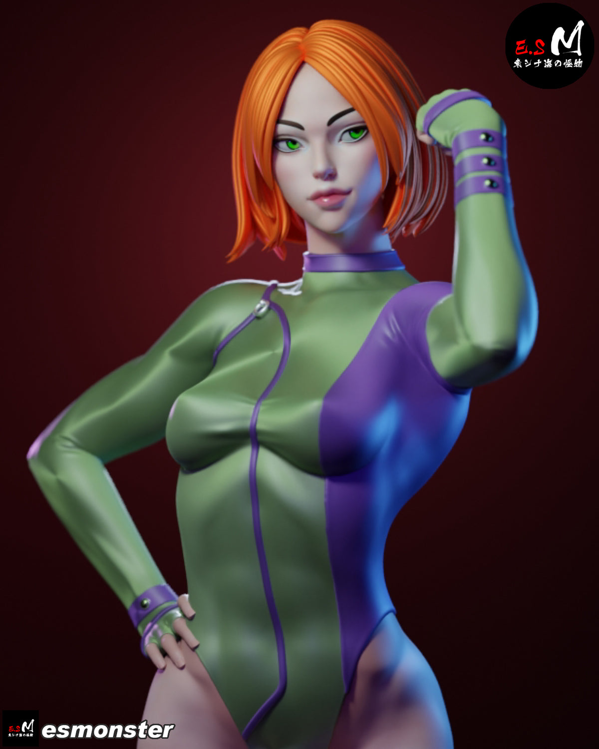 Caitlin Fairchild resin figure