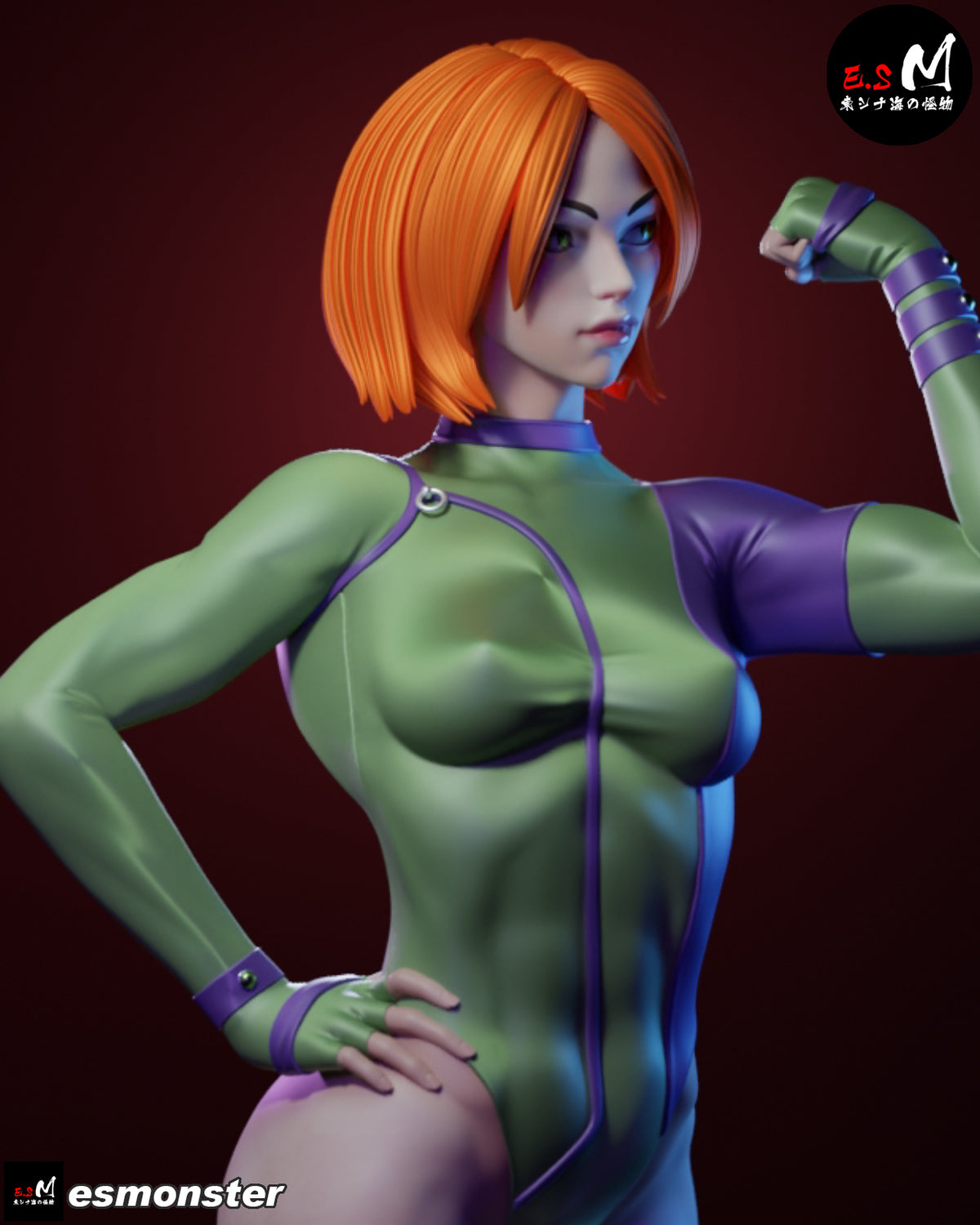 Caitlin Fairchild resin figure