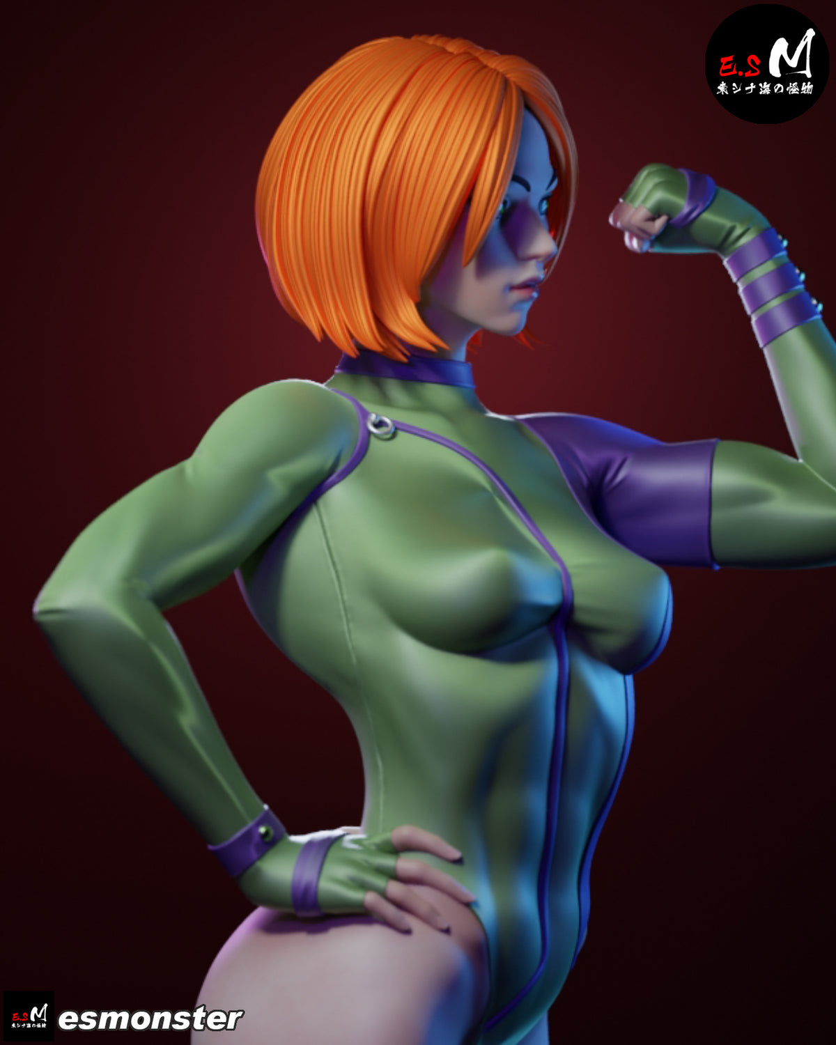 Caitlin Fairchild resin figure