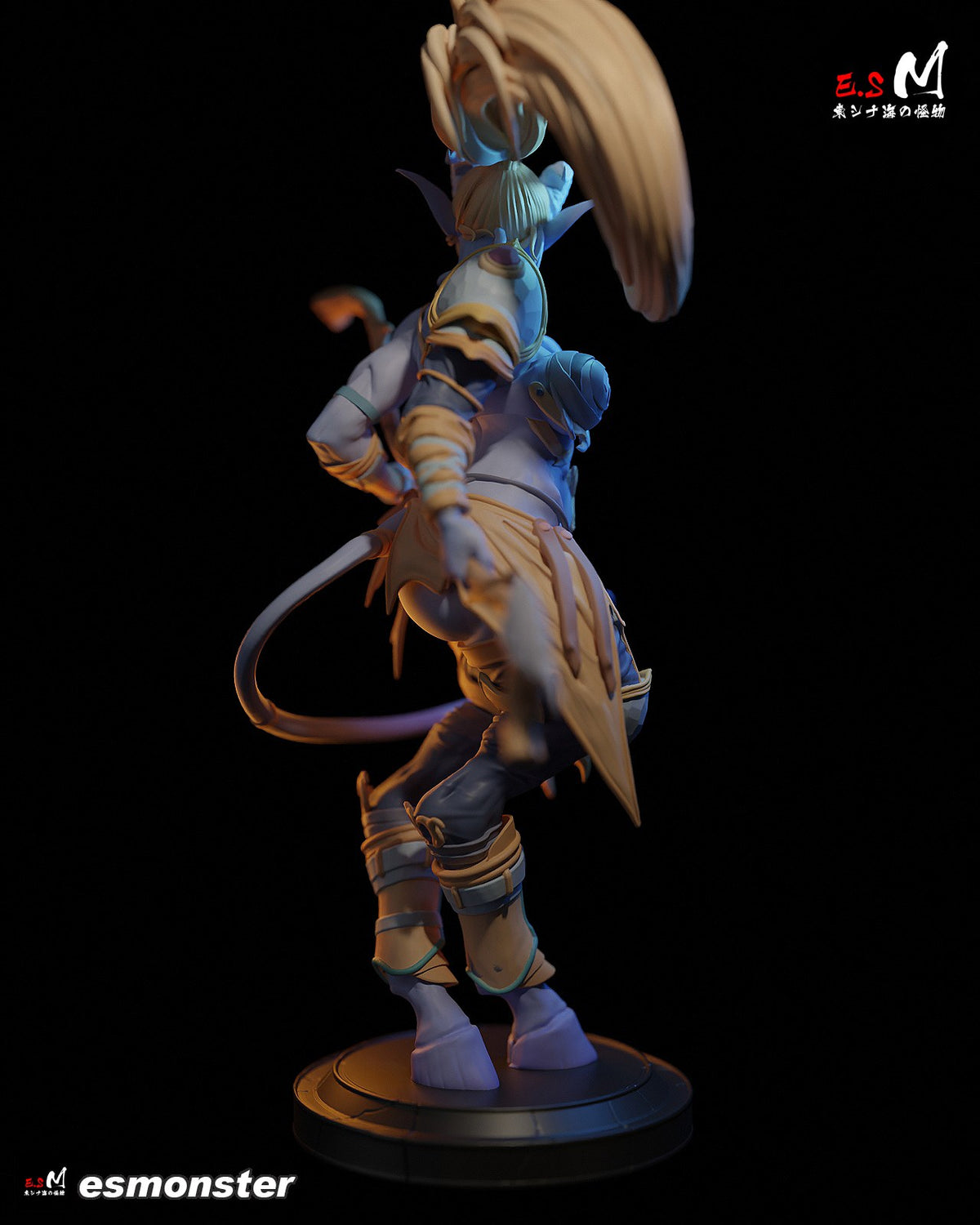 Draenei resin figure