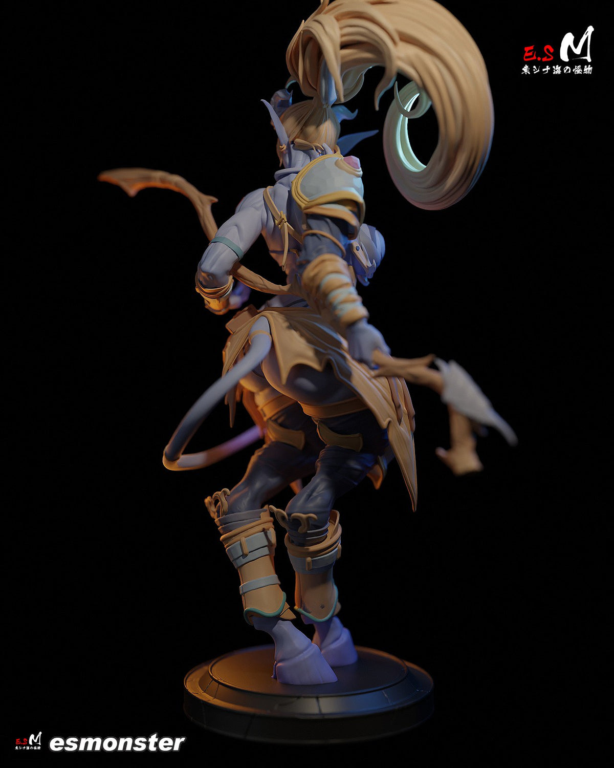 Draenei resin figure