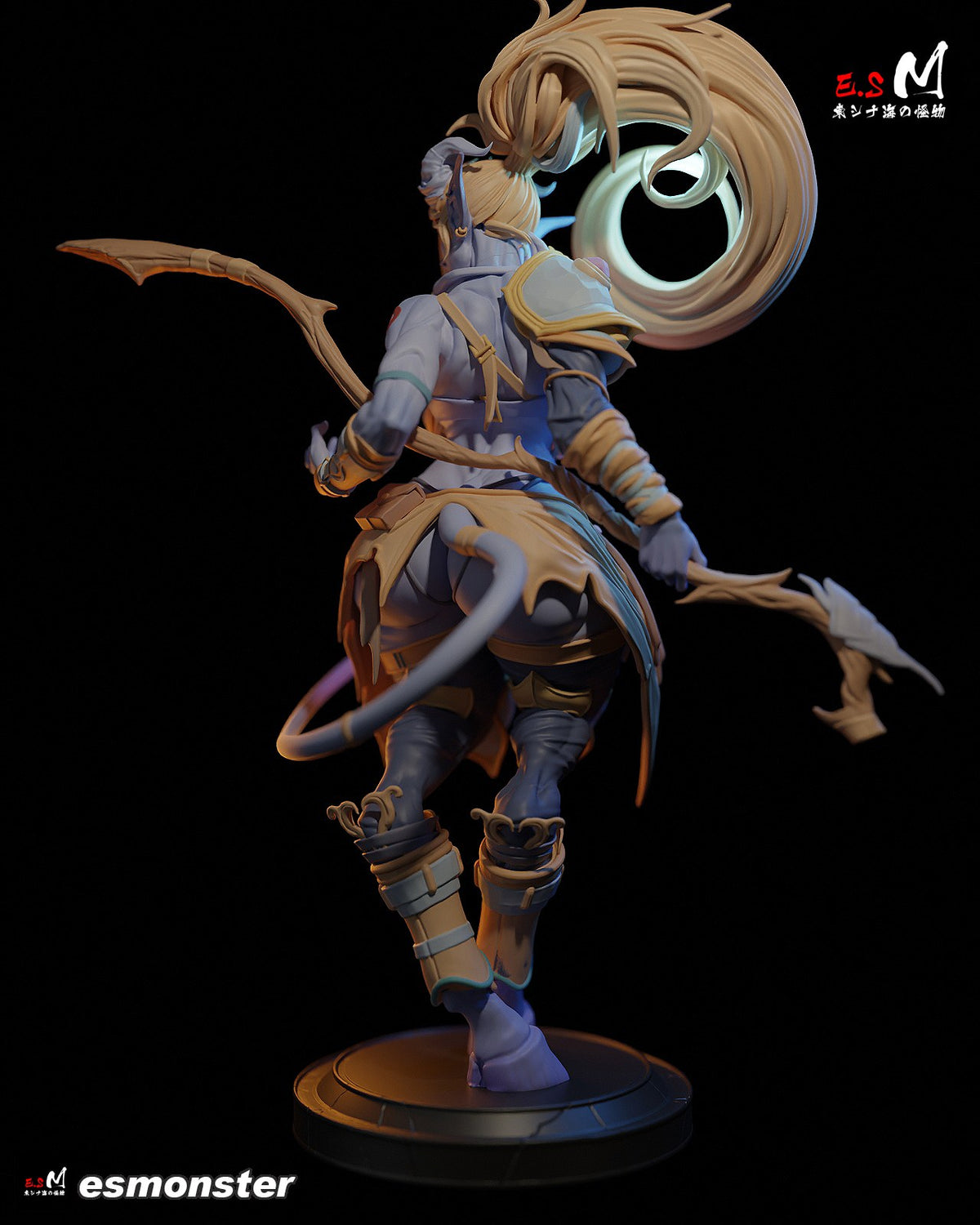 Draenei resin figure