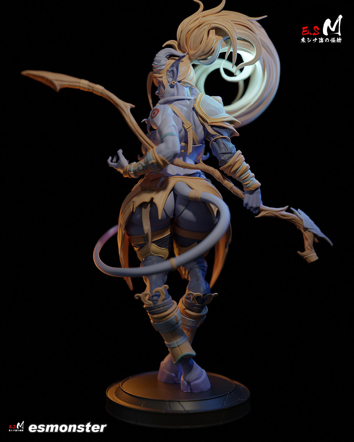 Draenei resin figure