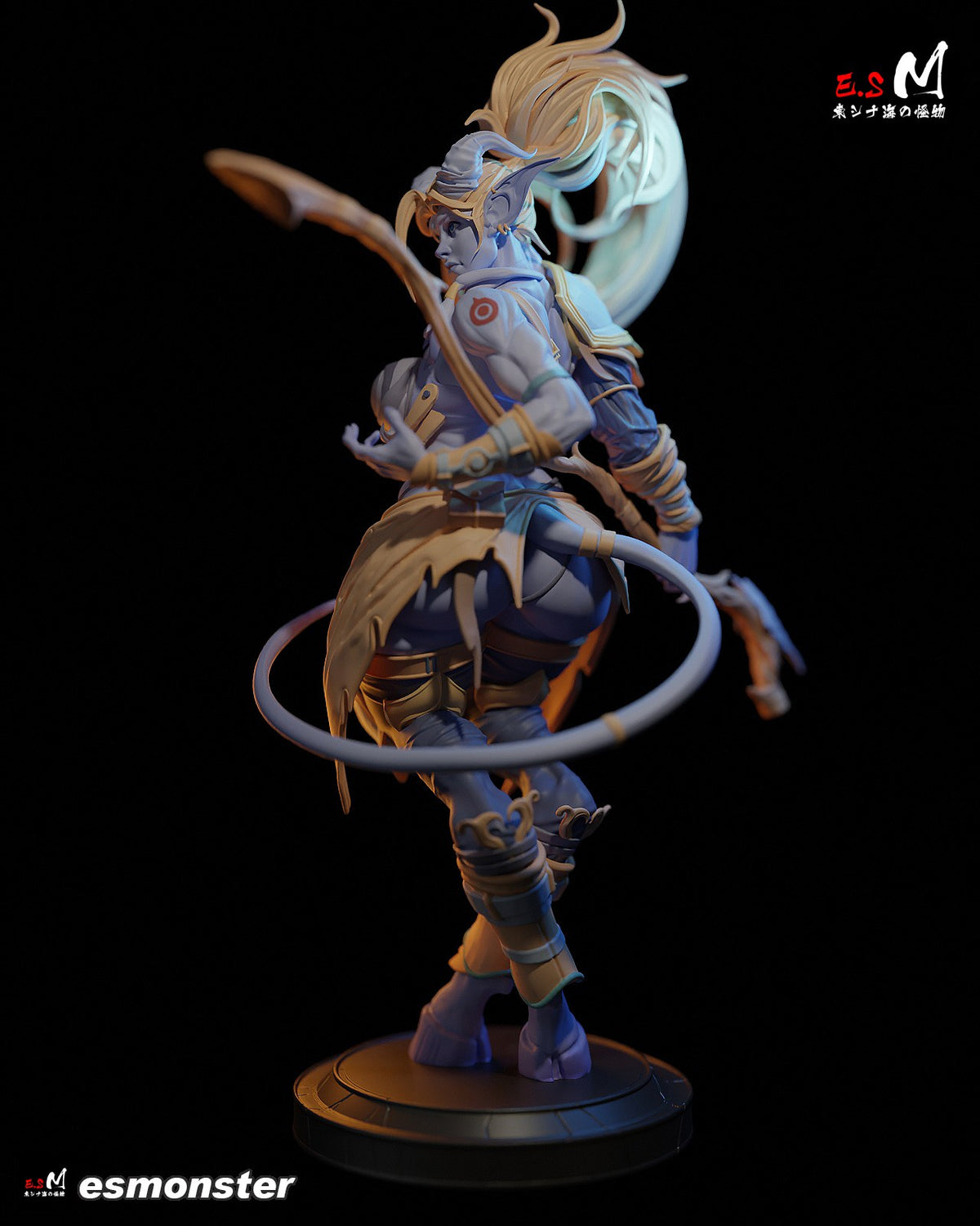 Draenei resin figure