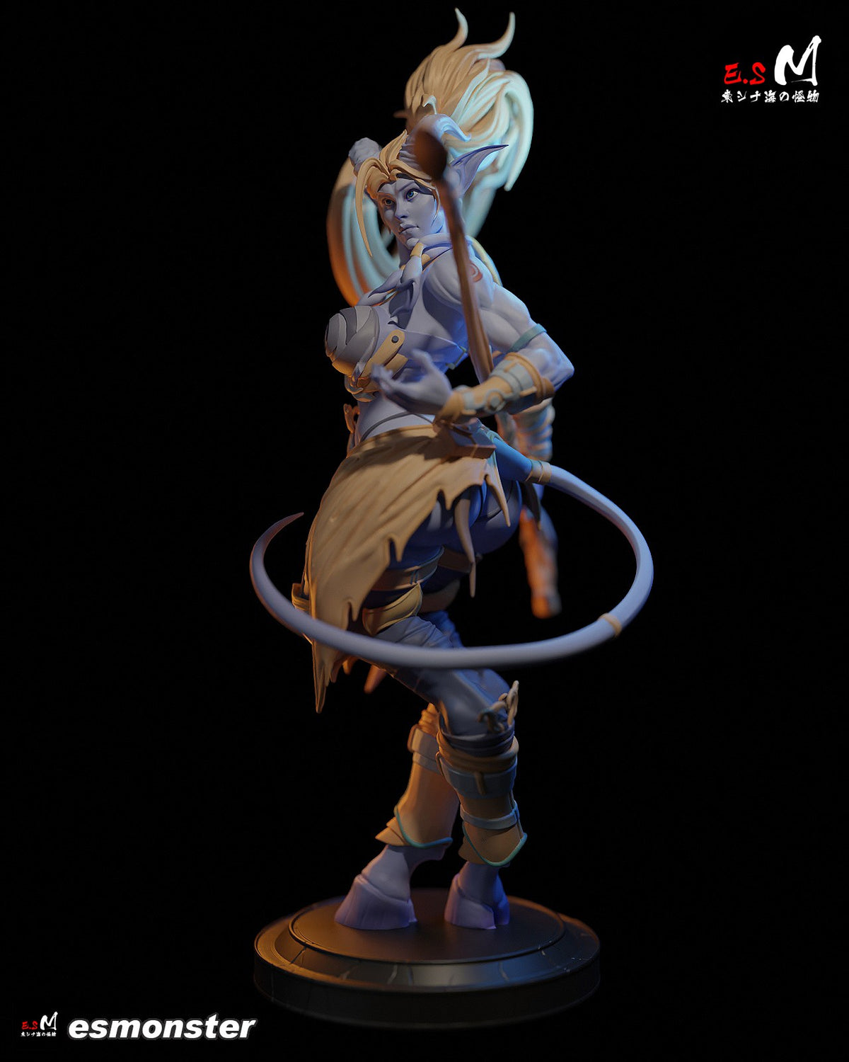 Draenei resin figure