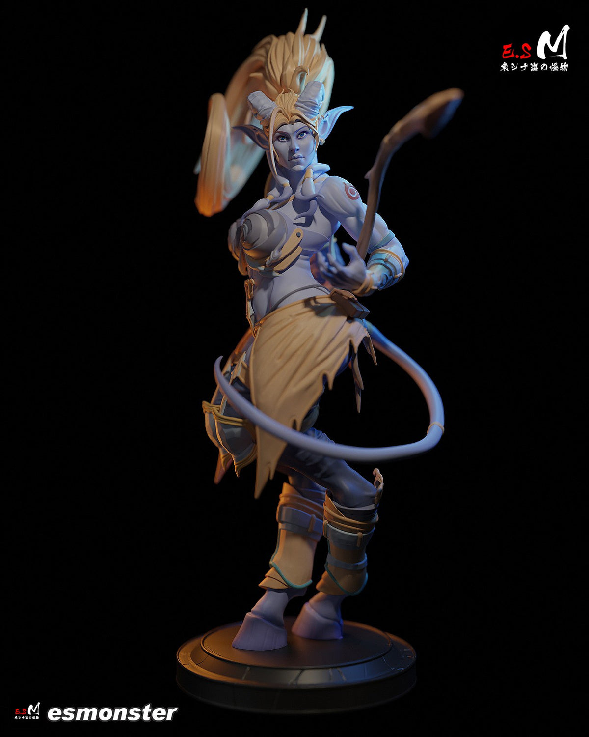 Draenei resin figure