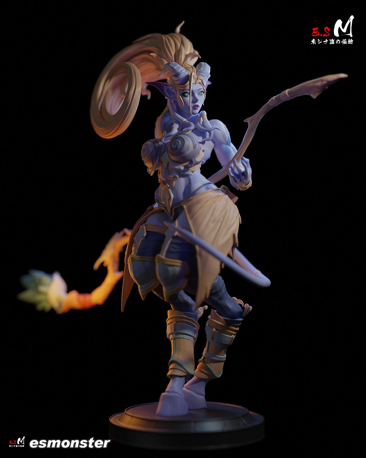 Draenei resin figure