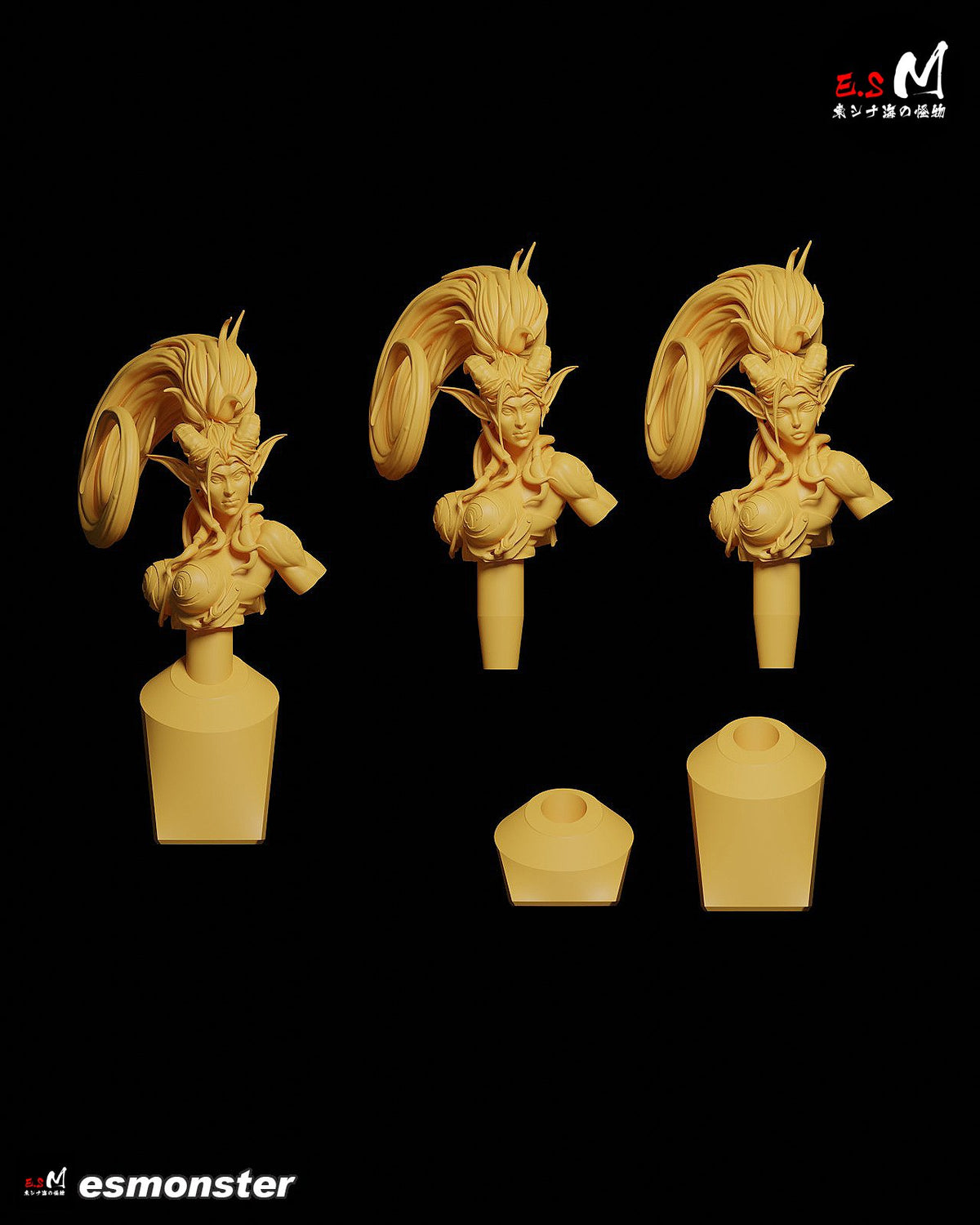 Draenei resin figure