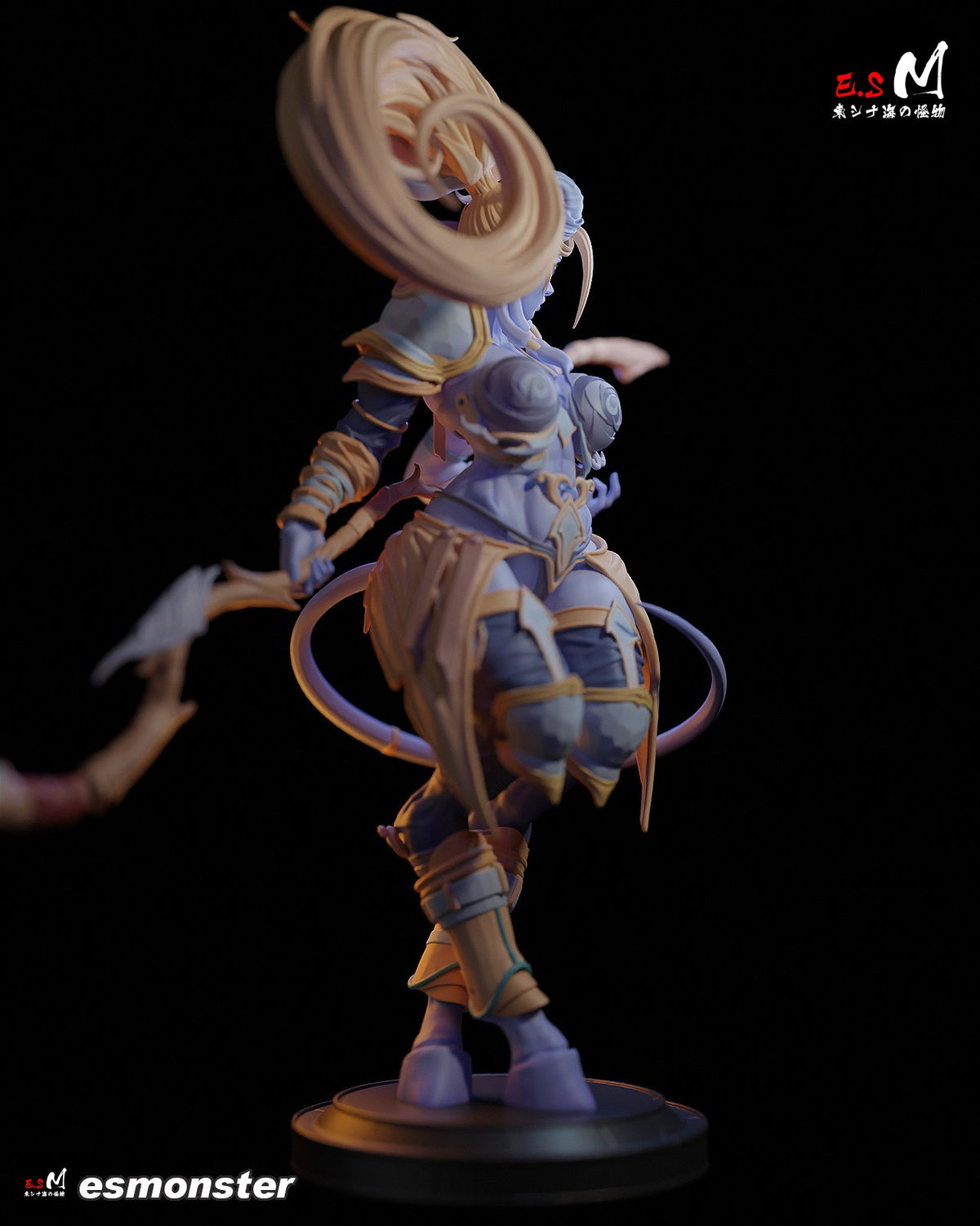 Draenei resin figure