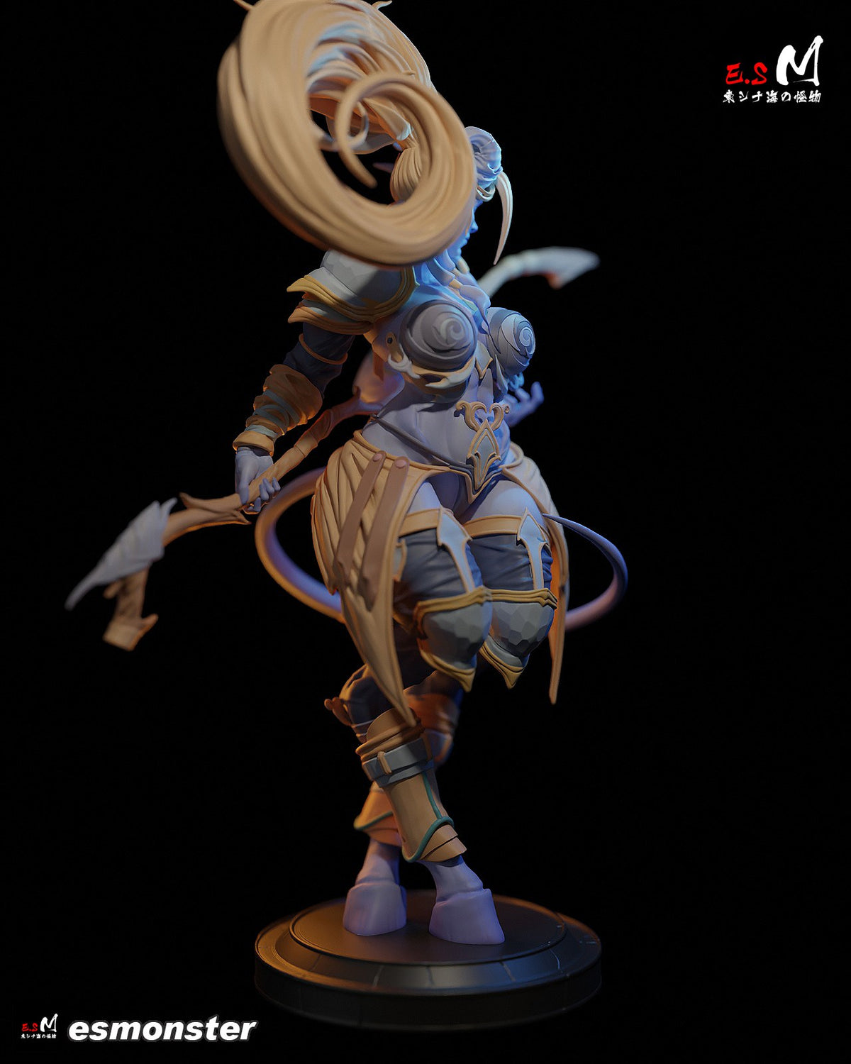 Draenei resin figure