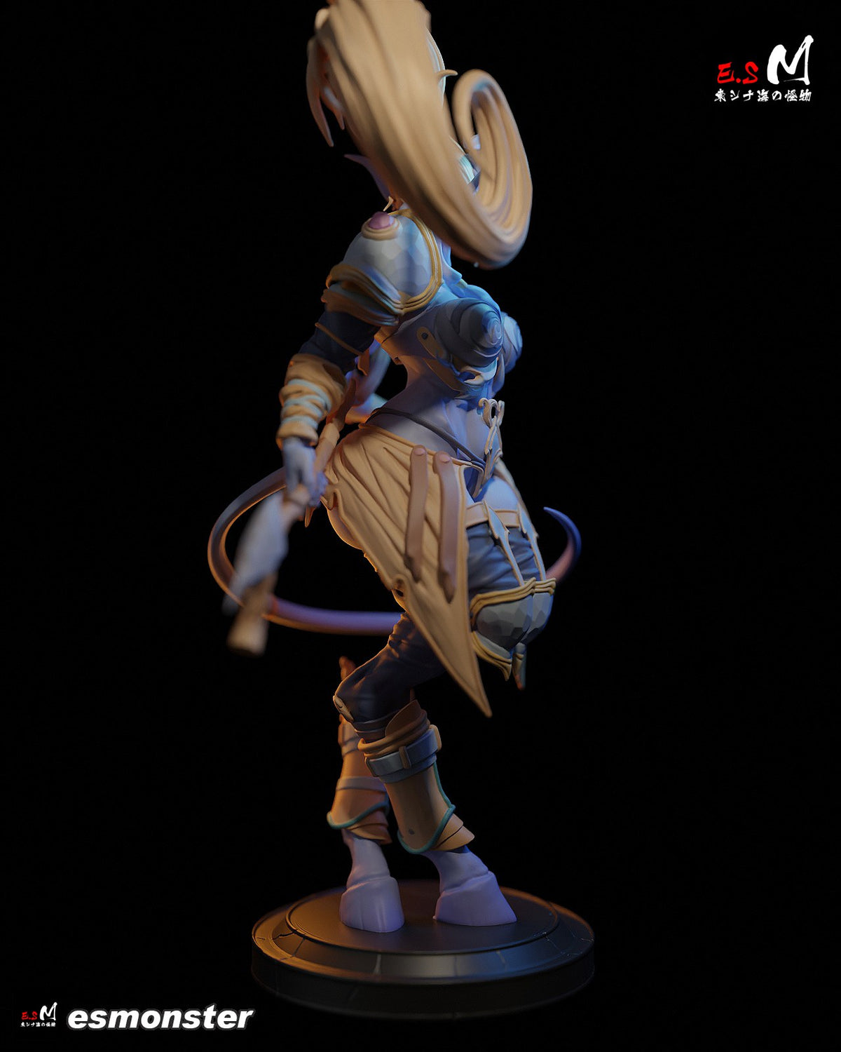 Draenei resin figure