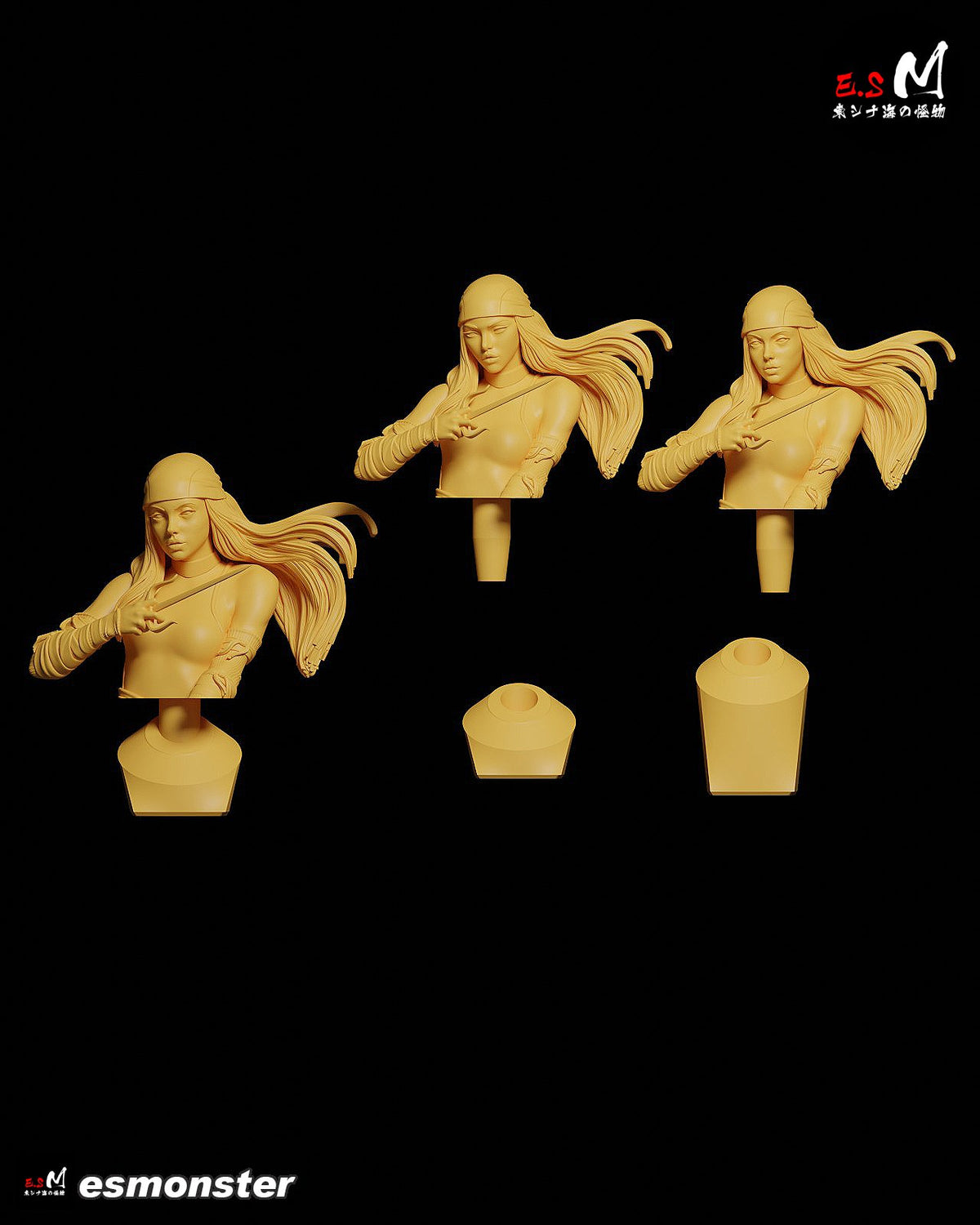 Elektra resin figure