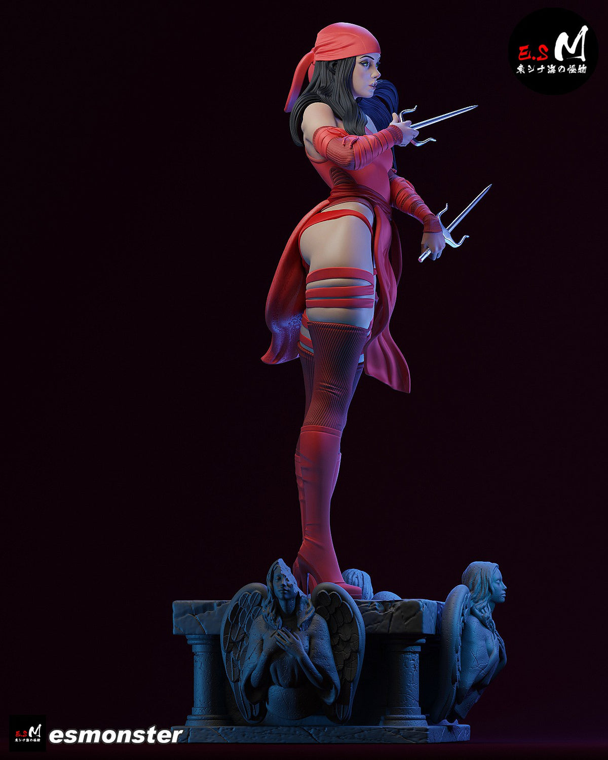 Elektra resin figure