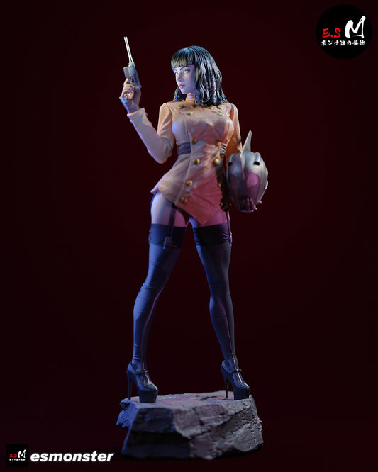 Female Rocketeer resin figure