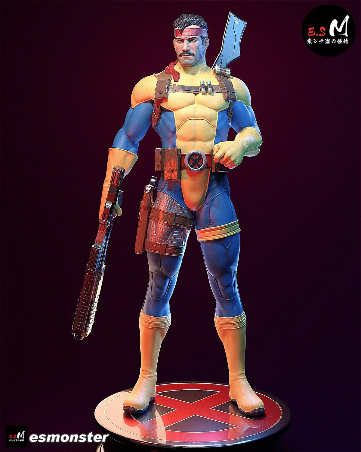 Forge resin figure