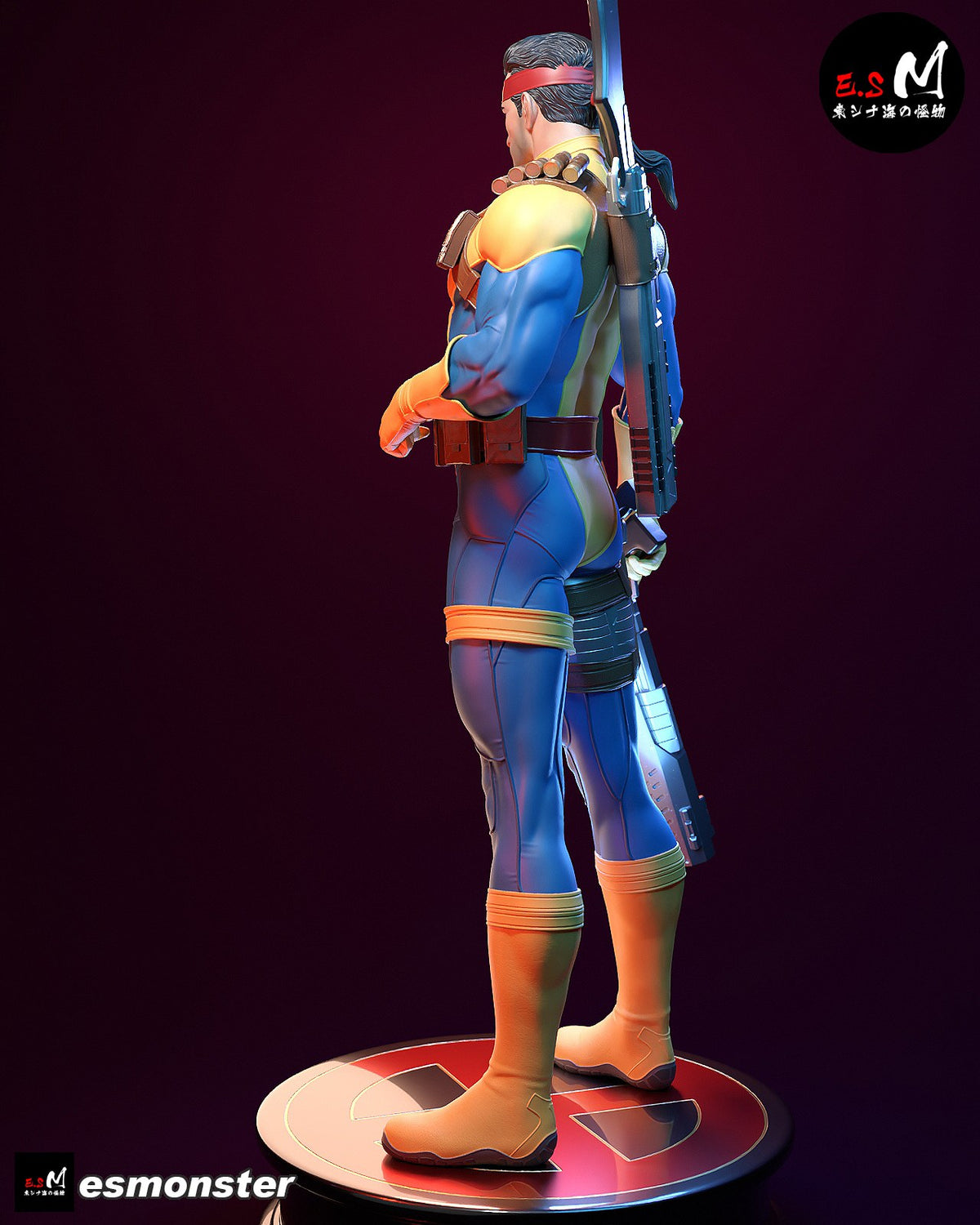 Forge resin figure