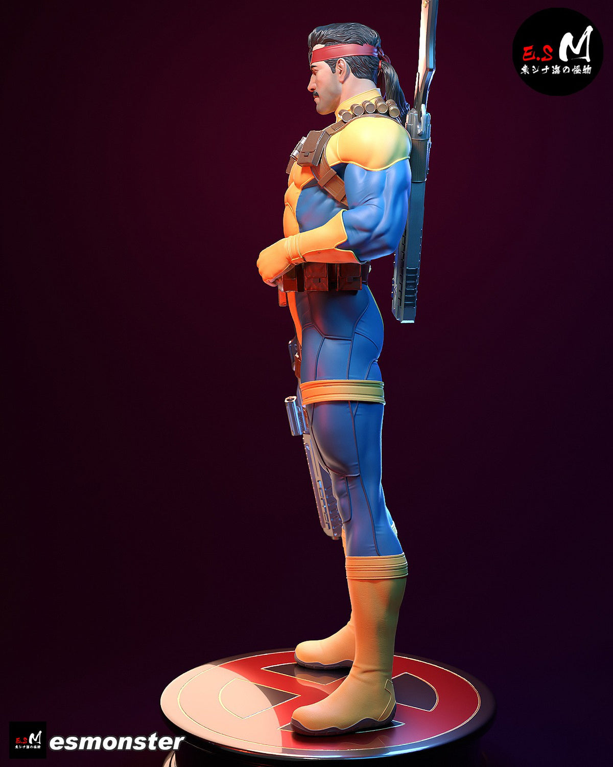 Forge resin figure