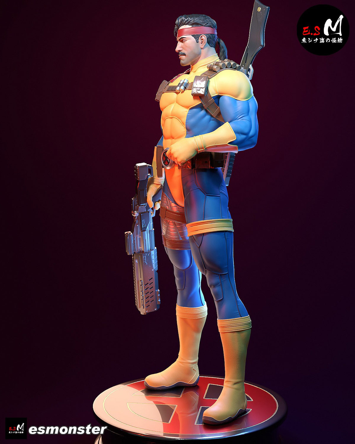Forge resin figure