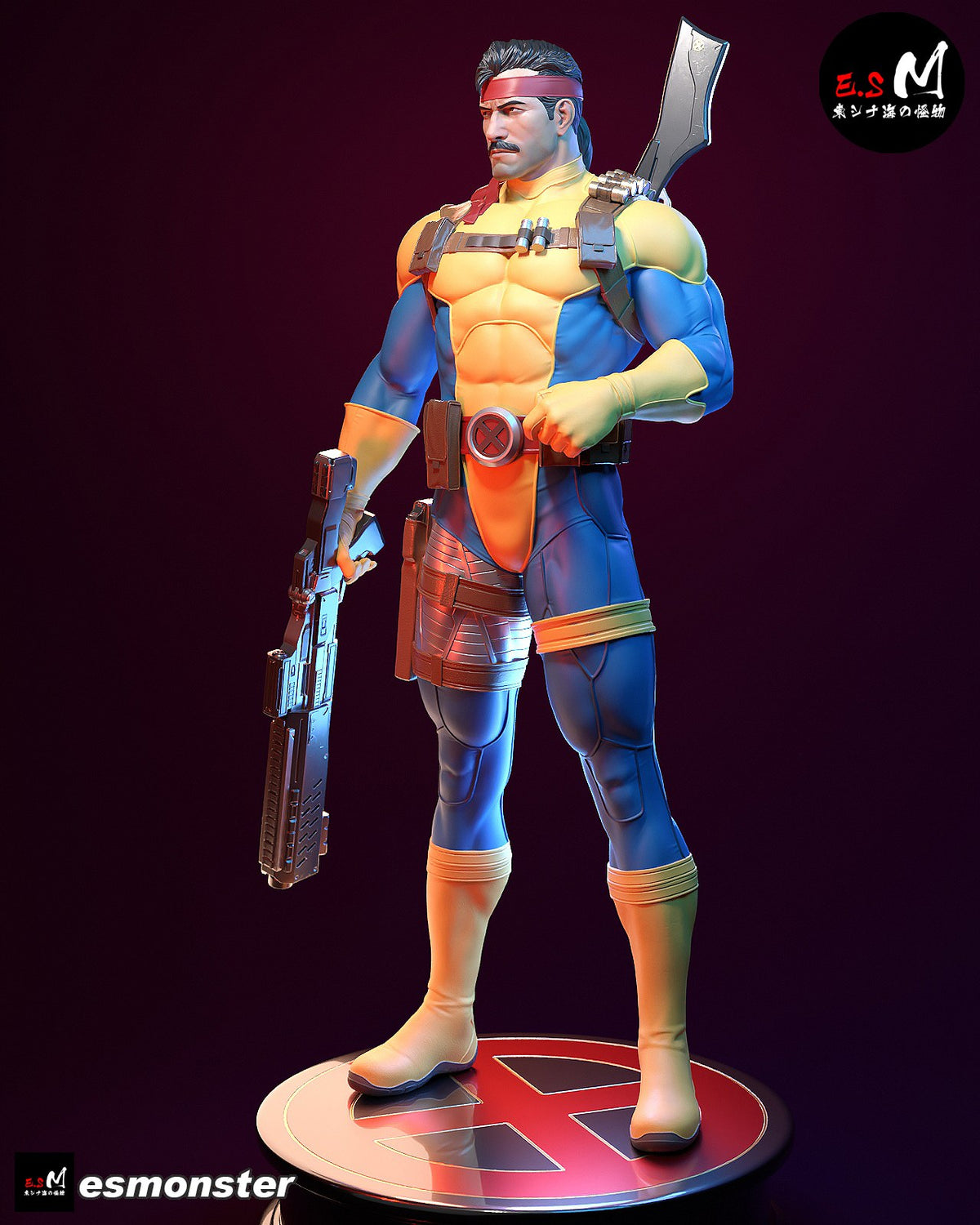 Forge resin figure