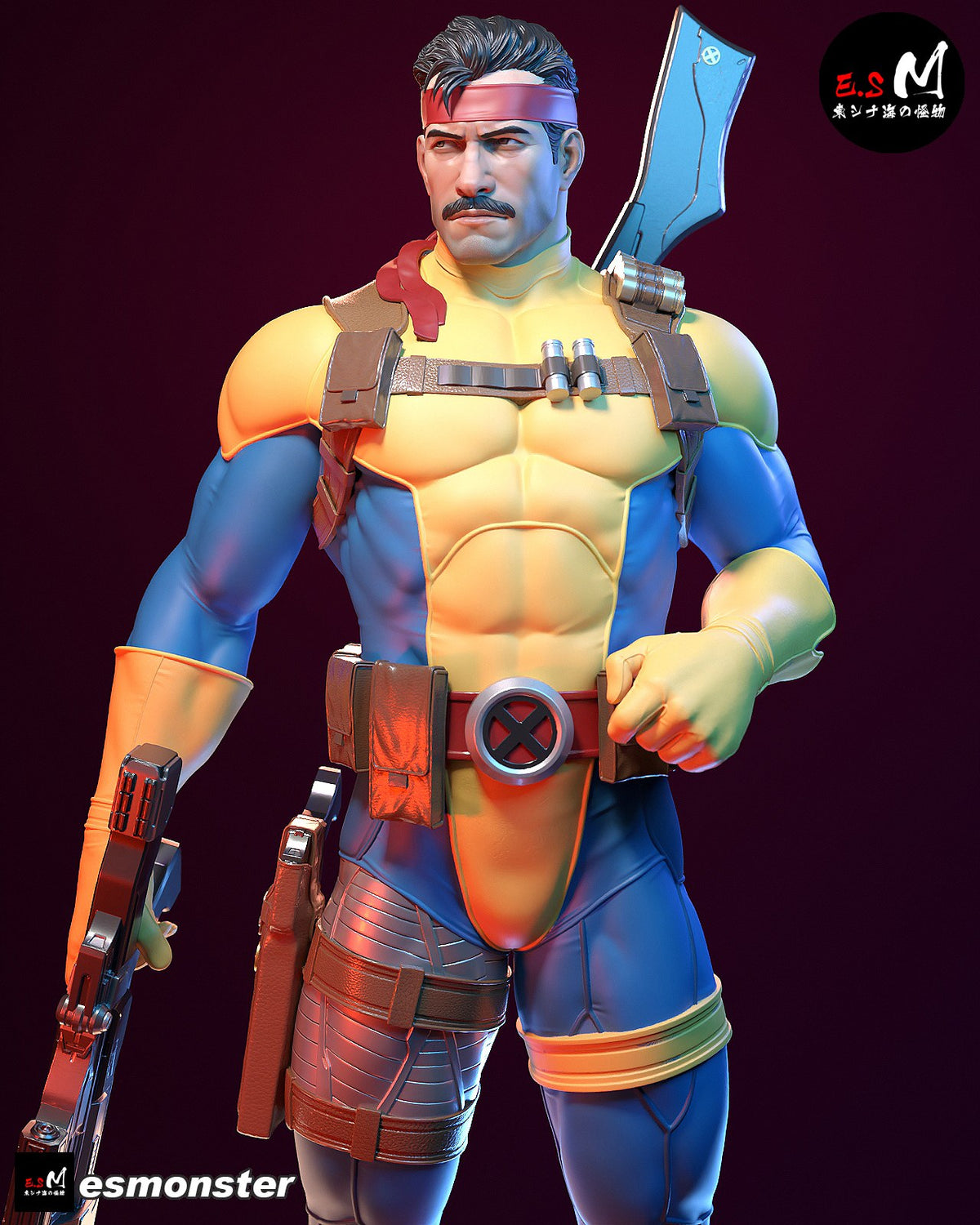 Forge resin figure