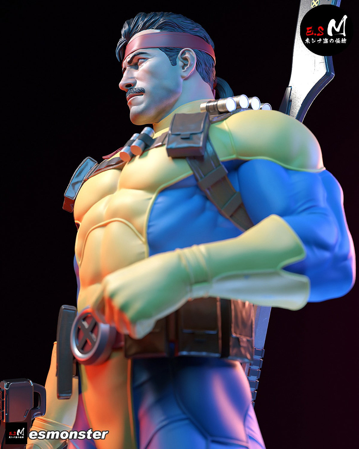 Forge resin figure
