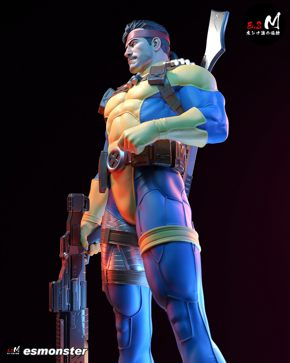 Forge resin figure