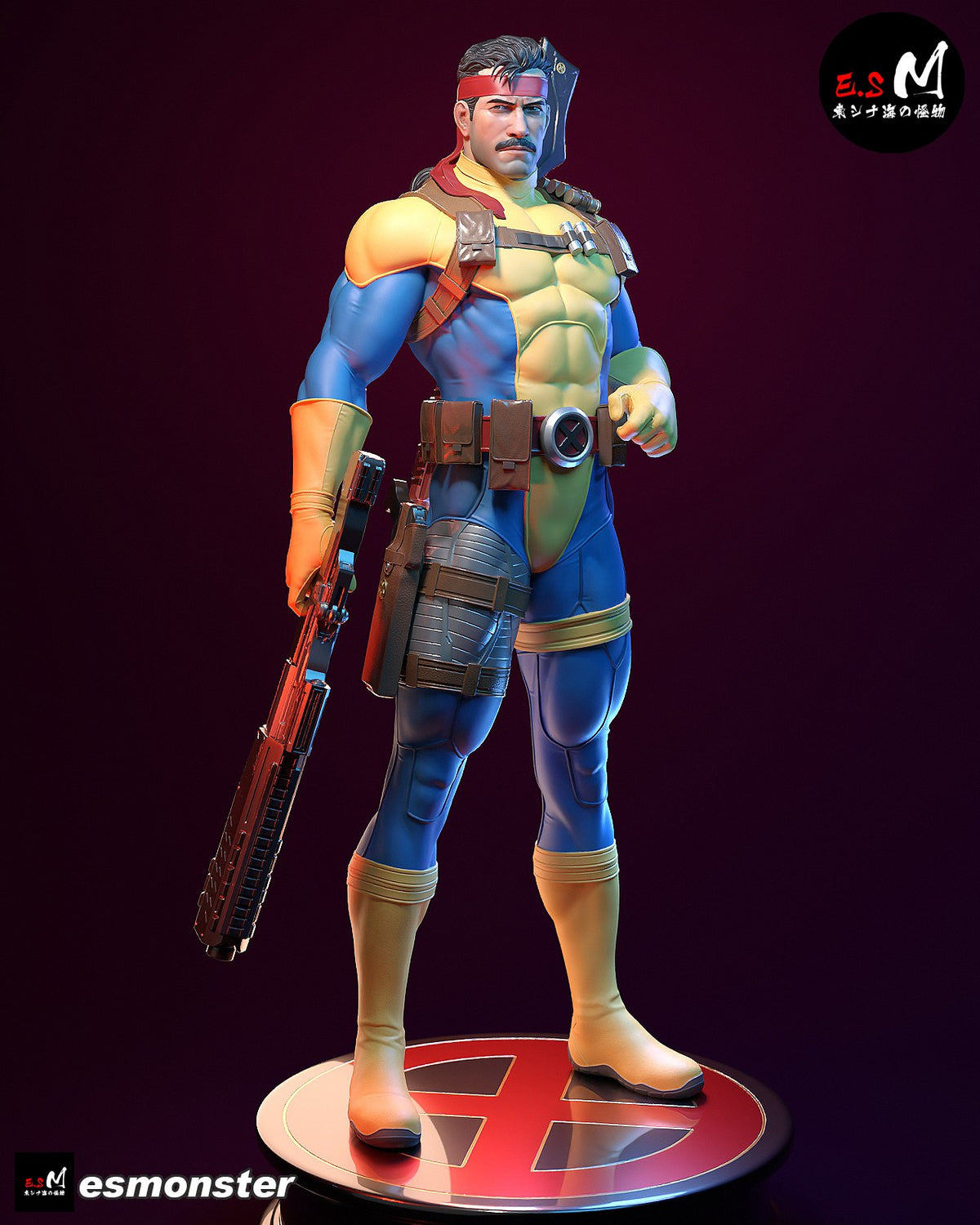 Forge resin figure