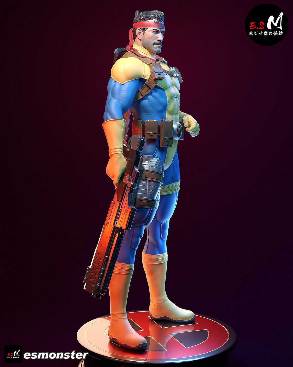 Forge resin figure
