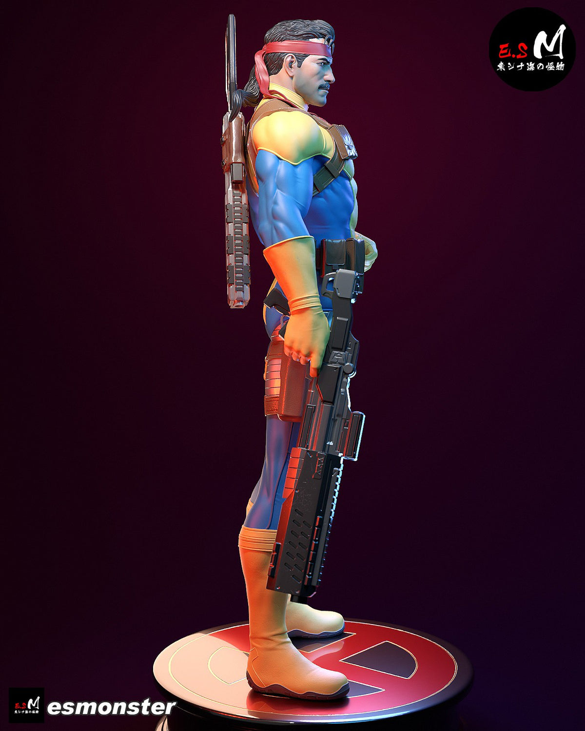 Forge resin figure
